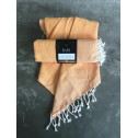 Tadé Ręcznik Hammam POMARAŃCZOWY Organic 100x180cm organiczna bawełna