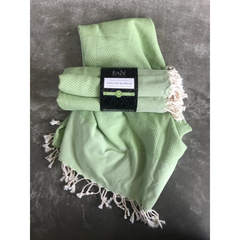 Tadé Ręcznik Hammam JAŚMINOWY Organic 100x180cm organiczna bawełna