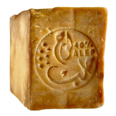 Aleppo Soap Co. MYDŁO Aleppo OLIWKOWO-LAUROWE 40% lauru zero waste-bez opakowania 200g