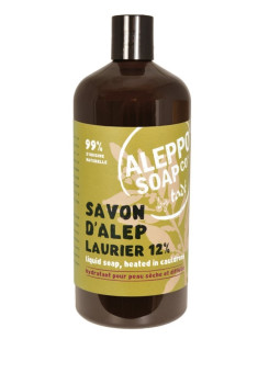 Aleppo Soap Co. Mydło Aleppo w płynie 12% OLEJ LAUROWY 1000ml
